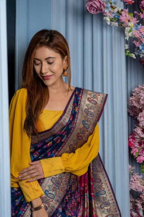 Vasthrlay Banarasi Border Saree
