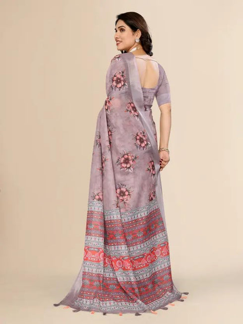 Vasthrlay Banarasi Traditional Unstitched Saree