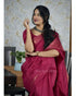 Vasthrlay Handwoven Border Unstitched Saree