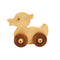 Wooden Duck Pull-Along Toy for Toddlers | Natural Solid Wood Toy