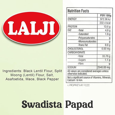 Lalji Foods Swadista Bikaneri Papad