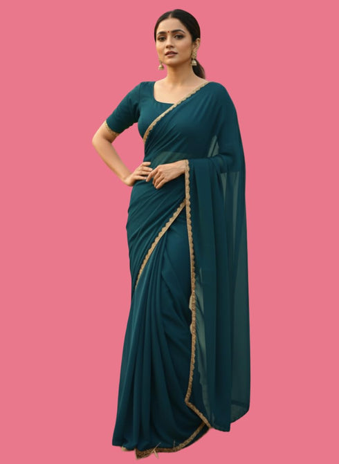 Vasthrlay Decorative Unstitched Saree