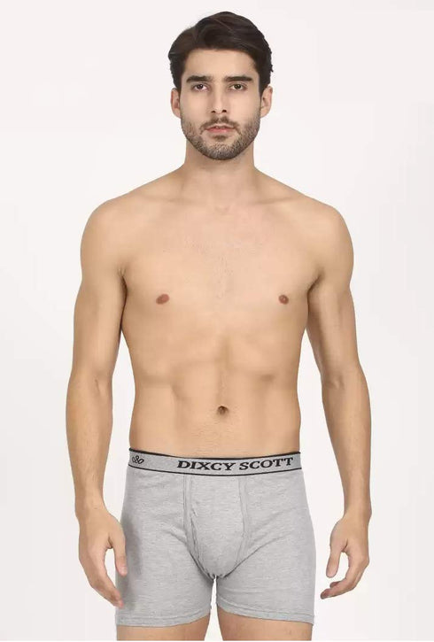 Dixcy Scott Men's Cotton Cross Trunk - Mix Colors (Pack Of 7)