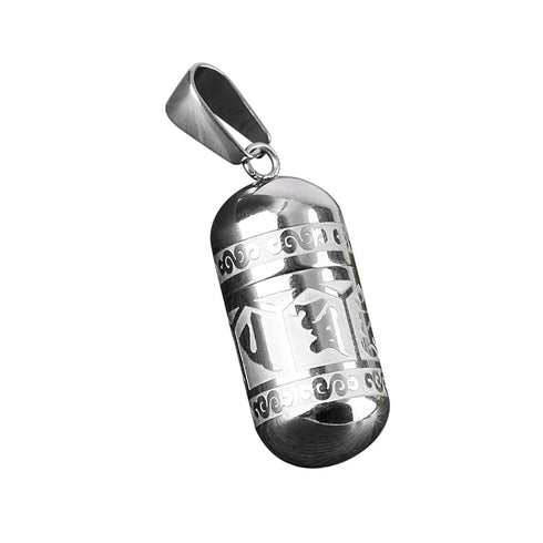 Engraved Openable Creative Perfume Bottle Memorial Urn Pendant Necklace