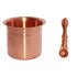 Pure Copper Tamba Pooja Panch Patra with Achmani Pali Spoon