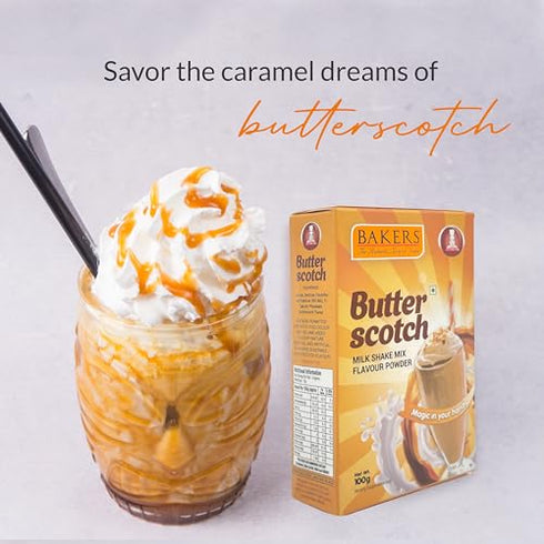 BAKERS Milk Shake Mix Powder - Butterscotch Flavor