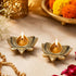 The Advitya Lotus Shaped Brass Diya for Pooja|Festive Decor Diwali Gift