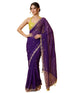 Vasthrlay Pink Georgette Embroidery Saree