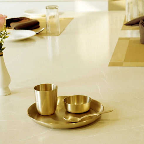 Bronze Baby Dinner Thali Set