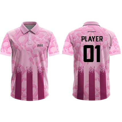 Dika Sports Custom Cricket T-Shirt With Name Personalized Team Jersey Breathable Quick Dry Mens Sportswear