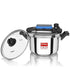 Prestige 3Litre Stainless Steel Flip On Pressure Cooker with Glass Lid
