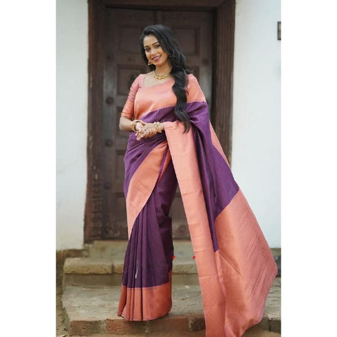 Vasthrlay Banarasi Border Saree