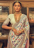 Vasthrlay Banarasi Unstitched Saree