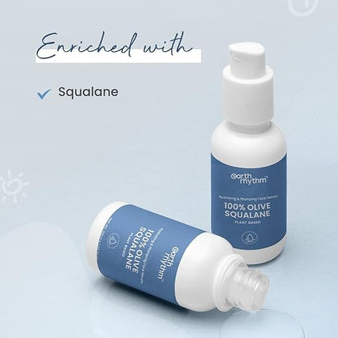 Earth Rhythm 100% Squalane Plant Derived Hydrating Plumping