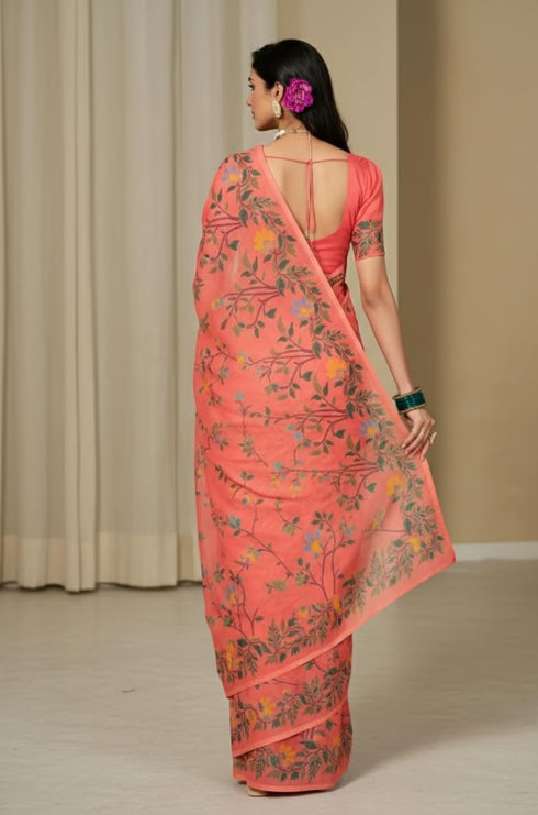 Vasthrlay Printed Kalamkari Matcching Unstitched