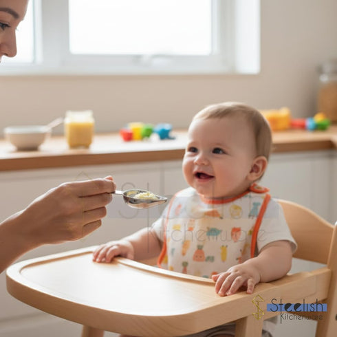 Stainless Steel Baby Feeder Spoon Paladai Set