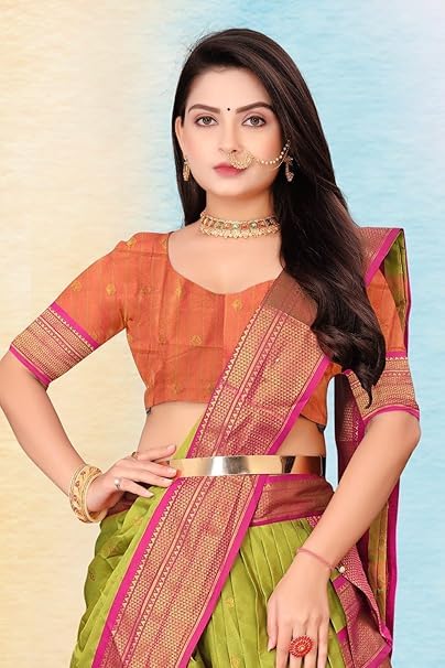 Vasthrlay Paithani Maharashtrian Beutiful Contrast