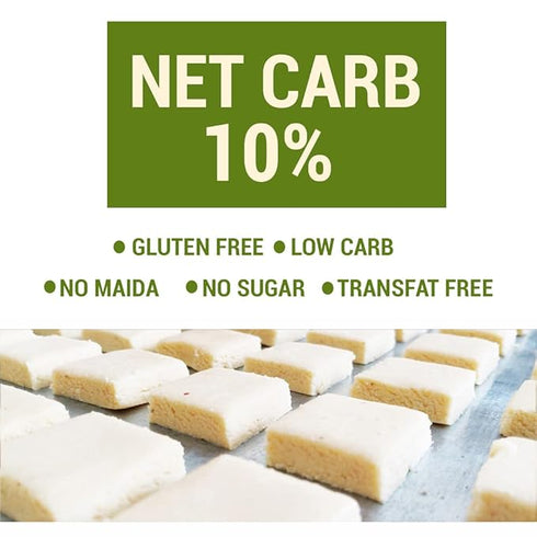 NutroActive Desi Ghee Keto Coconut Barfi