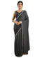 Vasthrlay Maroon Border Unstitched Saree