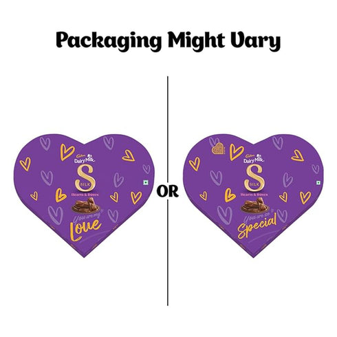Cadbury Dairy Milk Silk Heart Shaped Valentine's Chocolate Gift Box