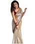 Vasthrlay Wine Embroidery Unstitched Saree