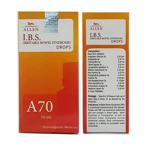 Allen A70 I.B.S.Irritable Bowel Syndrome Drop