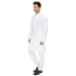 Vasthrlay Men's White Cotton Kurta Pyjama for Festive