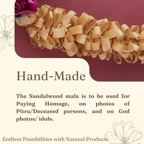 RDK Sandalwood Processed Photo Frame Haar Mala