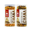 Nutty Yogi Roasted Lime & Lemony Chana Hing Chana Combo Pack 2 Vegan Indian Food And Snacks Vegetarian Low Fat Rich In Minerals Hight Dietary Fibre Chai Tea Coffee Snack 100 Grams
