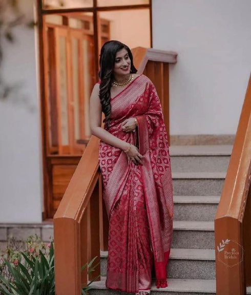 Vasthrlay Banarasi Border Saree