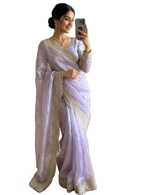 Vasthrlay Embroidery Saree