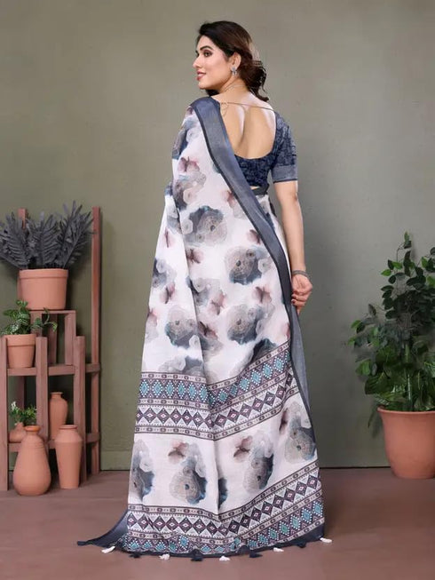 Vasthrlay Banarasi Traditional Unstitched Saree
