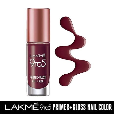 Lakme 9To5 Primer + Gloss Nail Colour 6ml