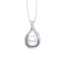 Clara 925 Sterling Silver Real Pearl Pendant chain