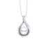 Clara 925 Sterling Silver Real Pearl Pendant chain
