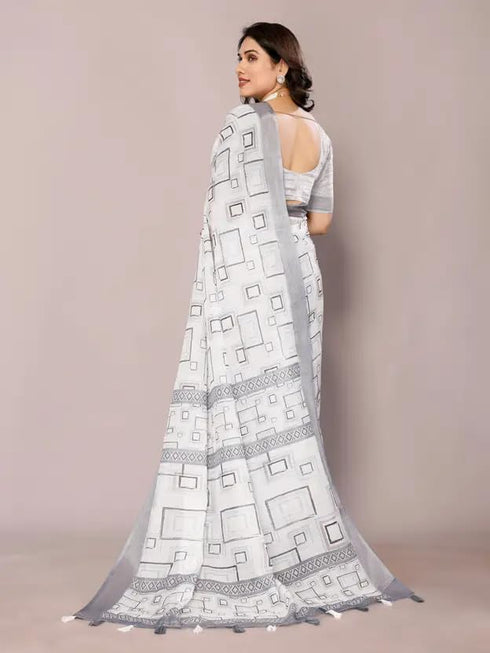 Vasthrlay Banarasi Traditional Unstitched Saree