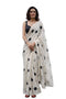Vasthrlay Off White Contemporary Unstitche Lightweight