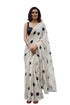 Vasthrlay Off White Contemporary Unstitche Lightweight