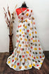 Vasthrlay Women's Cotton Kalamkari Wedding Saree With Blouse Piece