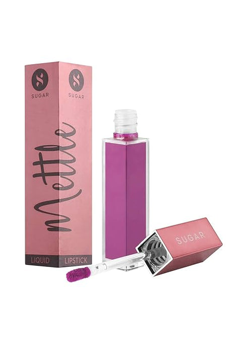 Sugar Cosmetics Mettle Liquid Lipstick 01 Lyra | Cool Toned Plum
