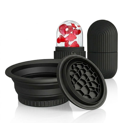 Jm Seller Ice Roller with Face dip Bowl for Skin