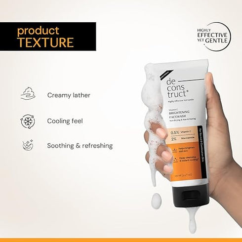 Deconstruct Vitamin C Brightening Face Wash 100ml