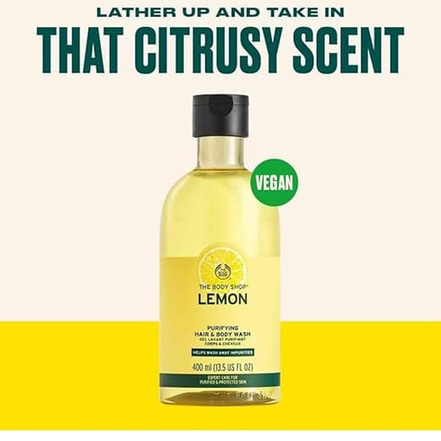 The Body Shop Lemon Purifying Hair & Body Wash