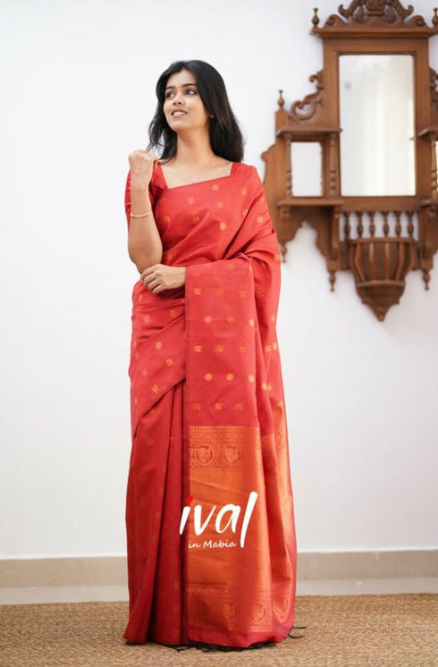 Vasthrlay Banarasi Unstitched Saree