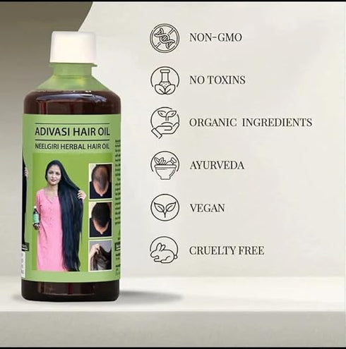 Cosmic Veda Adivasi Neelgiri Herbal Hair Oil