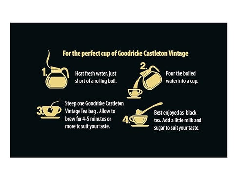 GOODRICKE Castleton Vintage Darjeeling Tea Bags