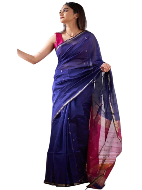 Vasthrlay Kanjivaram Unstitched Saree