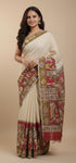 Vasthrlay Kalamkari Printed Cotton Linen Traditional