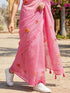 Vasthrlay Checked Pattern Tassels Unstitched