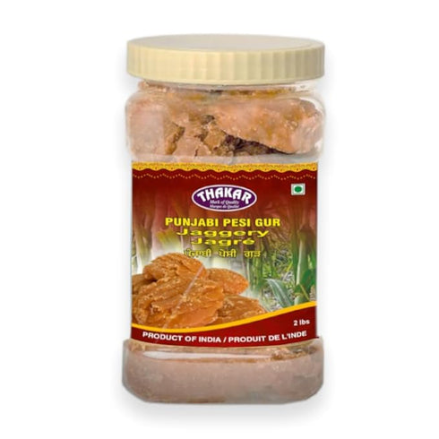 Thakar Punjabi Pesi Gur in Jar
